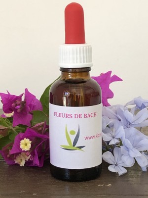 Mélange personnalisé de FLEURS DE BACH / Mélanges prescrits personnalisés de fleurs de Bach