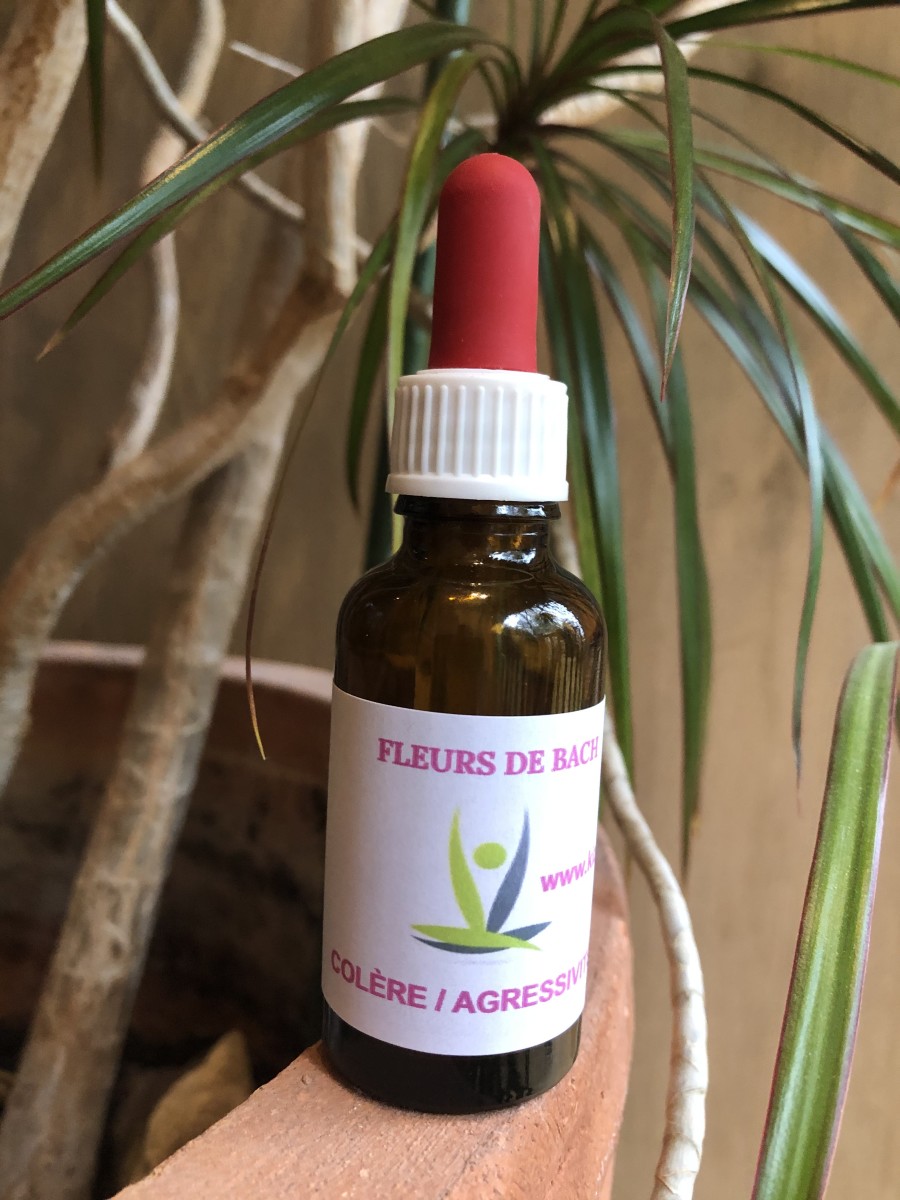 Complexe de fleurs de Bach COLÈRE AGRESSIVITÉ